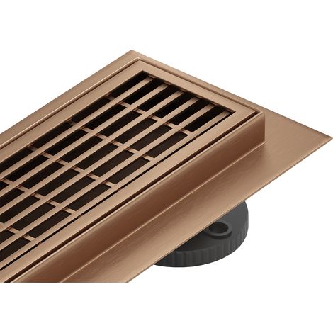 Mexen Flat M33 Linienablauf 80 cm, gebürstetes Kupfer - 1C33080-15 (1/5)