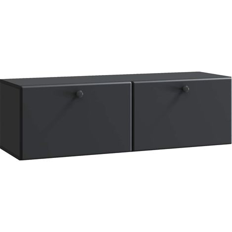 Maison Exclusive - Mobile Porta TV da Muro 98 x 31 x 30 cm Nero (1/5)