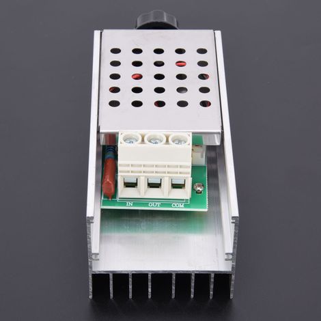 Thermostat à variateur de vitesse électronique SCR 10 000 W 220 V CA avec boîtier (version domestique) (1/5)