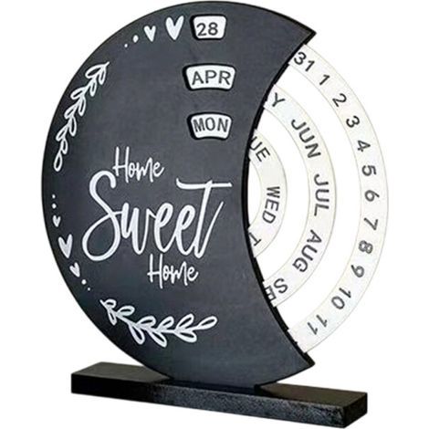 Calendrier de bureau rotatif pour les espaces de travail-Noir 2 (1/2)