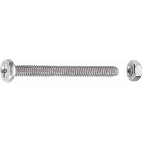 Connex Gewindeschrauben M5 x 40 mm PH 2 - 6 Stk. Maschinenschrauben