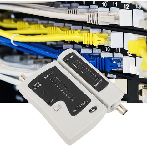 Testeur de câbles RJ45+BNC professionnel YG468B : outil de test rapide et précis pour câbles téléphoniques et réseaux. (1/5)
