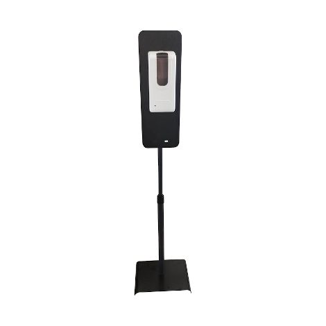 SET Dispenser automatico bianco da 1L + Piantana in metallo