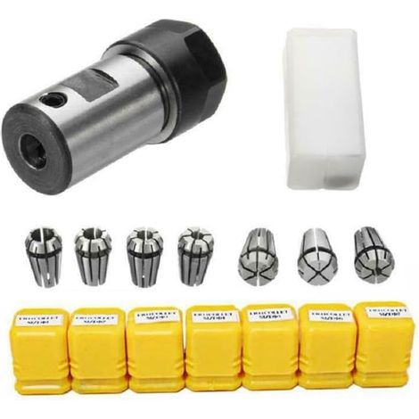 ER11 Jeu de pinces de serrage ER11A, kit de tige d'extension ER11A, porte
