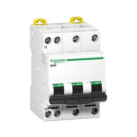 Schneider A9N21067 Disjoncteur 3P+N 25A courbe C Prodis DT40 (1/4)