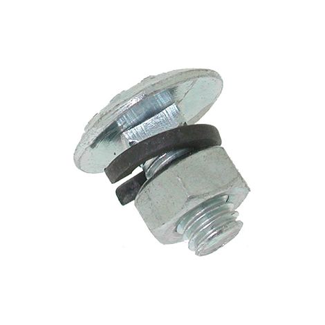 Schwertschraube mit Mutter und Unterlegscheibe, passend für Gutbrod – Länge: 16 mm, ø: 6 mm