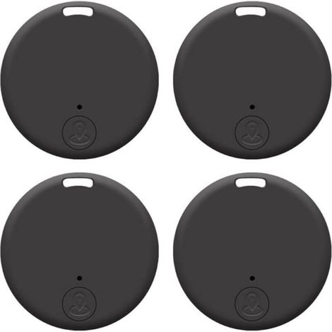 4 Pièces Traceur GPS Bluetooth 2-en-1 pour Enfants et Animaux - Anti-Perte - Noir - AUTRES (1/5)