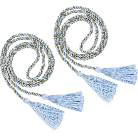 2 Pièces Embrasses De Rideaux à Pompons Lot pour Maison Et Bureau Corde Attache De Rideau Bandage De Rideau