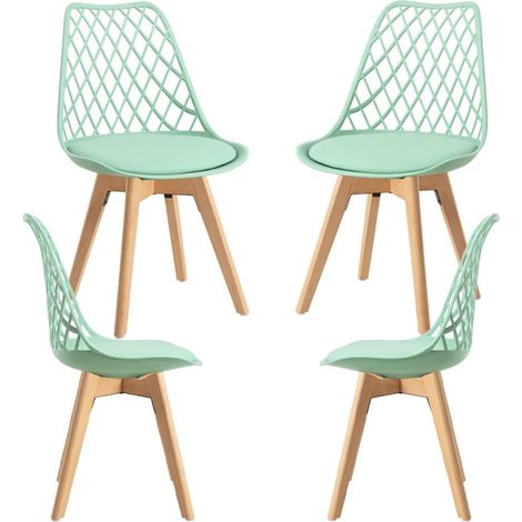 Packs Sillas Comedor - Pack 4 Sillas Mima - Verde Jade