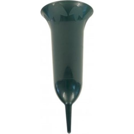 Testrut Grabvase PP ca. 26 cm, grün (1/2)