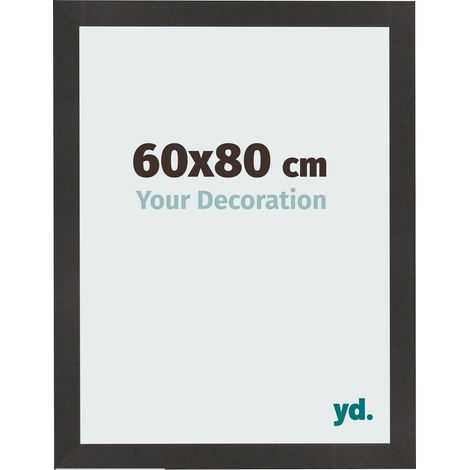 yd. - Cadre photo 60x80 - Noir Mat - MDF - Bologna