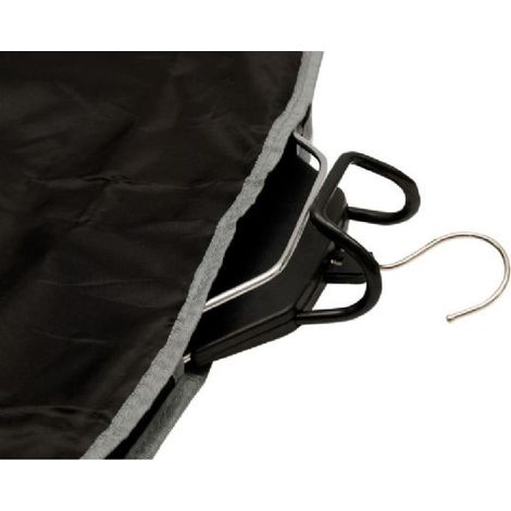 Cintre a vetements PVC avec housse Noir