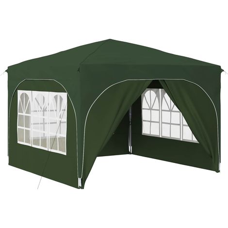 Maison Exclusive - Pop-up Partyzelt 290 x 290 x 245 cm Grün (1/5)