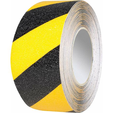 MORAVIA Bodenmarkierung PROline-tape Vinyl 75mm 25m gelb/schwarz selbstklebend