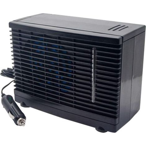 Mini climatiseur 12V portable rafraîchissant réglable évaporation eau production glace pour maison et voiture-KZQ (1/4)