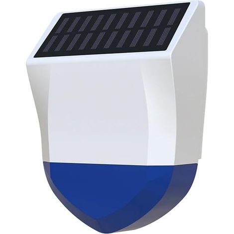Solar-Alarm für den Außenbereich, Solarbetrieben und Aufladen über USB, Zigbee Hub erforderlich, Unterstützt Home Assistant Zigbee, IPX5 wasserdicht (1/5)