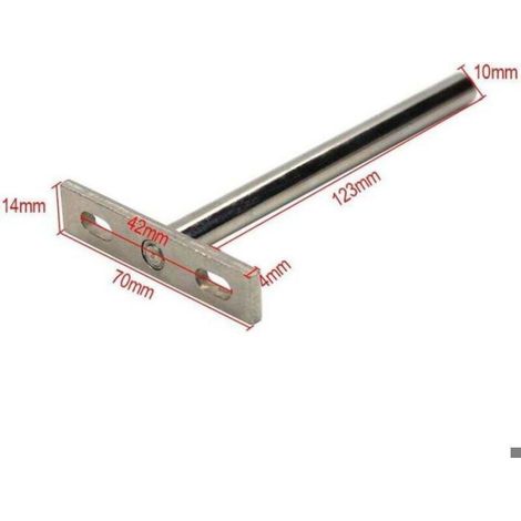 Support D'étagère Flottant - Acier Trempé - Pour Profondeur 11,5 À 20,3 Cm - Charge Max 9 Kg - Kit 2 Pièces (1/4)