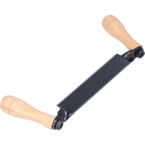 Couteau à dégrossir droit en acier tungstène, manche en bois, outil sûr et durable pour le dégrossissage de bûches et de poteaux de clôture, 25 cm (10 pouces). (1/5)