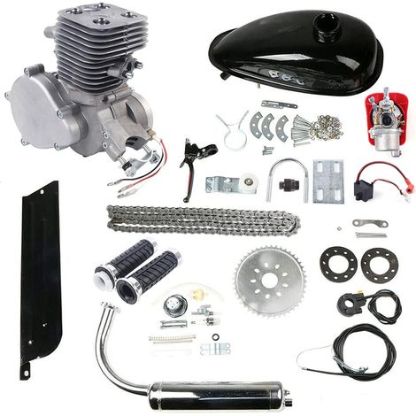 Kit motor bici eléctrica 2 tiempos 100CC 3,2kW Motor monocilíndrico completo CDI refrigerado por aire para bicis de montaña, carretera y cruisers (1/5)