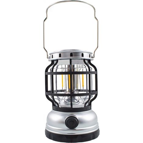 Linterna Camping ZJ-199OT Luz de emergencia portátil carga solar y cable USB (1/4)