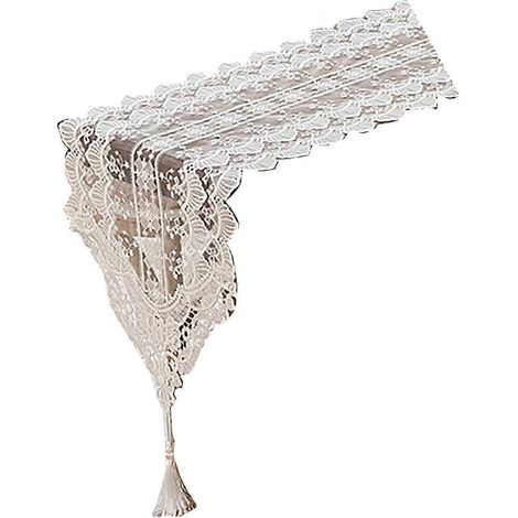 Chemin de table à franges compatible avec une cuisine et un bar de style rustique (1/5)