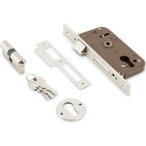 Cerradura Madera Embutir  23X45Mm 60070453030Nm2 Niquel Canto Cuadrado Yale (1/2)
