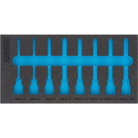 Garniture en mousse souple bimatière 163-468L HAZET (1/2)