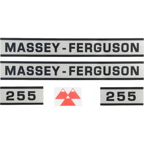 Ensemble d'autocollants MF-255 Massey Ferguson