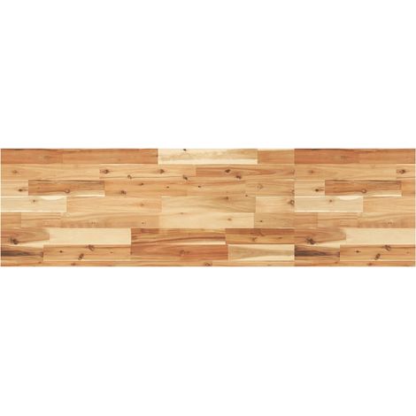 Maison Exclusive - Schweberegal 160x40x4 cm Massivholz Akazie Ölb
