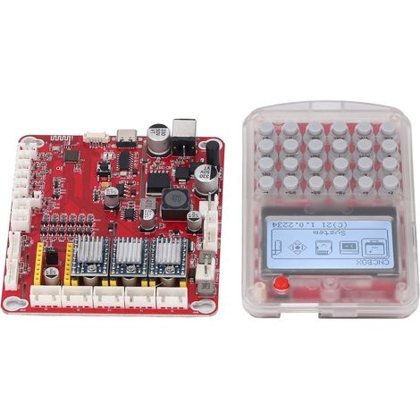 Kit Contrôleur Hors Ligne pour Machine à Graver 24 Touches 3 Axes Carte CNC Autonome 12V-36V (1/5)