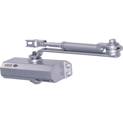 Chiudiporta Aereo senza Fermo Art. 60470 x Porte Mm 1000 Colore Argento