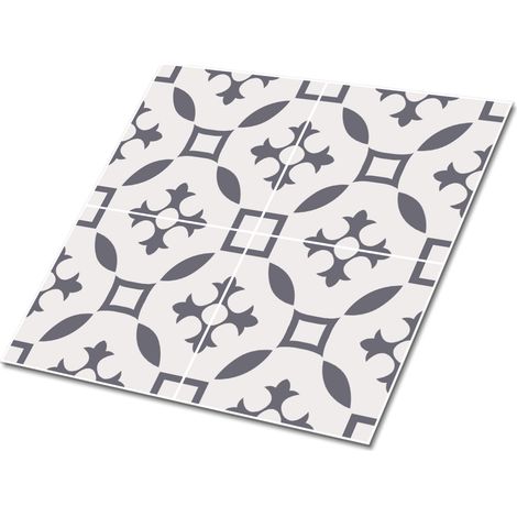 Carreaux autocollants PVC, Carrelage PVC adhésif - 30x30cm - Kit de 9 - Modèle Du Moyen-Orient, Stickers carrelage carreaux