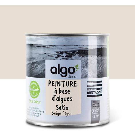 Peinture écologique Algo - Velours - Beige Faguo - FA - 0.5L