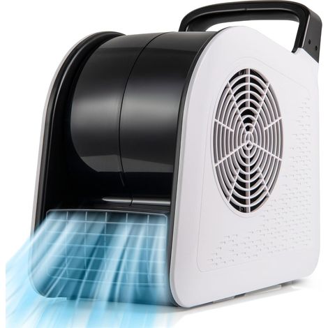 GOPLUS Ventilateur de Sol, Souffleur de Sol 3 Vitesses d'Air, Tête Pivotante 185°, Ventilateur Portable pour Séchage, Refroidissement et Ventilation pour Maison, Garage et Salle de Sport (1/5)