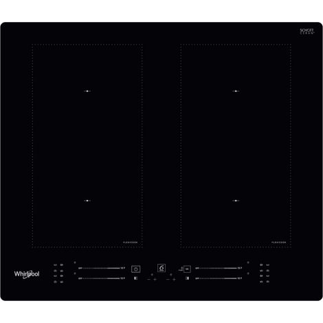 table de cuisson à induction 60cm 4 feux 7200w noir - wls1360ne - whirlpool (1/3)