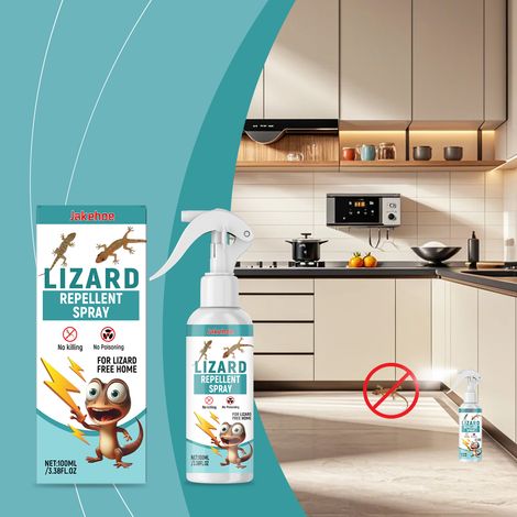 Spray répulsif anti-insectes et lézards - Pratique pour un usage quotidien à la maison, repousse les insectes, les geckos et les lézards - 100 ml (1/5)