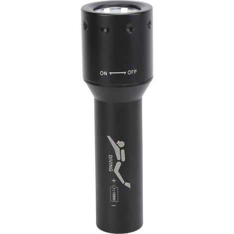 Hochleistungsfähige LED-Tauchlampe, wasserdicht, stoßfest, für Sporttauchen und Outdoor-Aktivitäten (1/5)