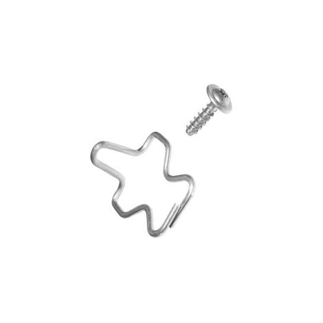 Clip soporte resistencia original 481229018025 WHIRLPOOL