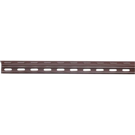 Profilo nervato 30 x 30 mm marrone 2