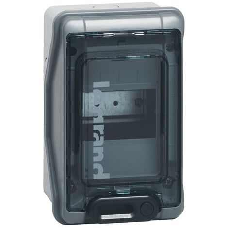 Coffret étanche Plexo³ 4 modules avec embouts à perforation directe prémontés IP65 IK09 - Gris - LEGRAND