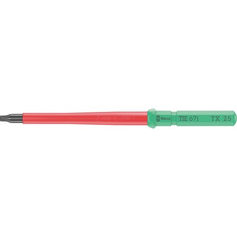 Wera Kraftform Kompakt VDE 67 i TX 25 x 157 mm TIE pour électricien TORX Lame interchangeable TX 25 (1/5)