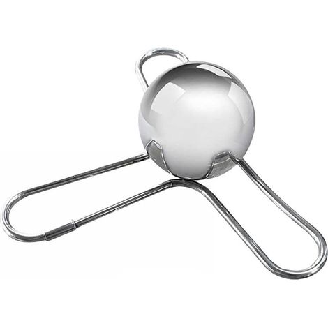 Pierres à glace sphériques réutilisables en acier inoxydable 3/4 pour whisky (3 fourchettes) (1/5)