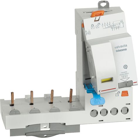 BTicino G44AC32 Module différentiel de fuite à la terre 4P AC Type In= 32A