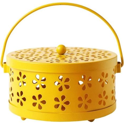 2pcs Support De Bobine De Moustique, Rétro Portable Moustique Brûleur D\'encens Brûleur De Jardin Boîte Anti-Insectes (1/4)