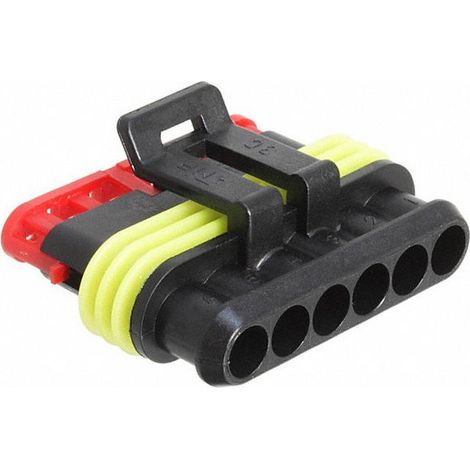 Connettore Superseal maschio 6 vie