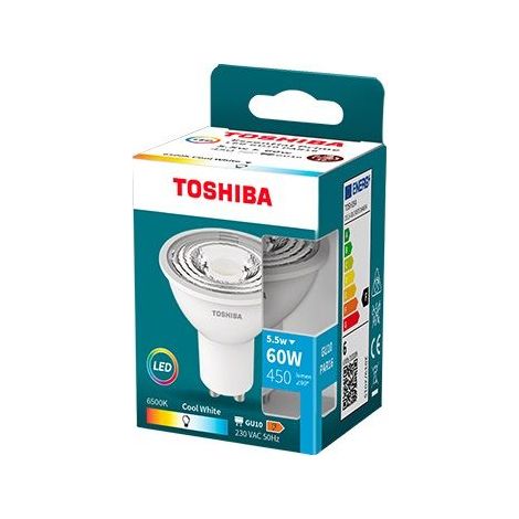 LED TOSHIBA ESSENTIAL - GU10 5.5W 6500K