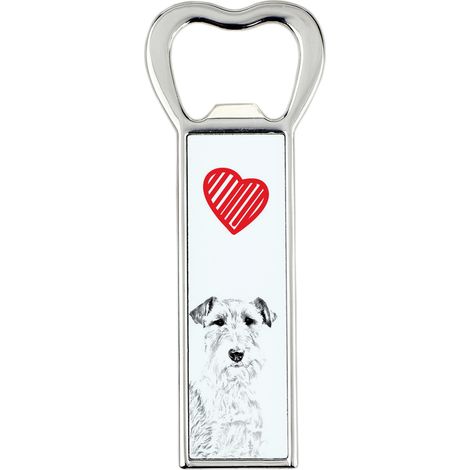 Fox Terrier de pelo duro: un abridor de botellas con forma de perro, un abridor de nevera personalizado, un regalo único para hombre de Art-Dog. (1/5)