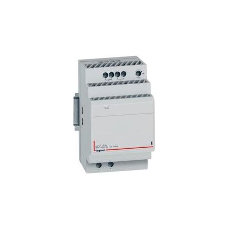 Alimentation modulaire à découpage monophasée entrée 100V à 240V et sortie 12V= - 54W - 4,5A - 3 modules - LEGRAND