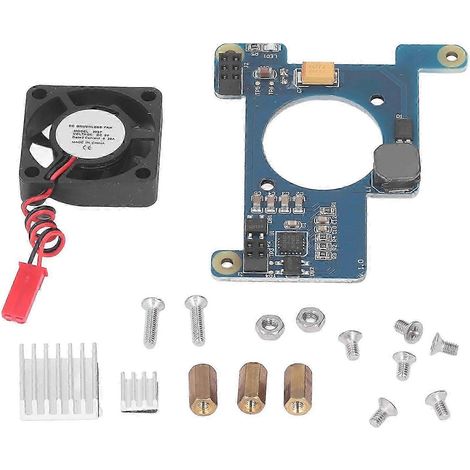 PoE-Ethernet-Modul für Raspberry Pi 4B, 3B+, 3B und 2B, Erweiterungsplatine mit Power over Ethernet, integriertem Controller, kompatibel mit 2B/3B/4B (seriell). (1/5)