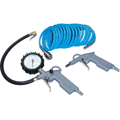 Kit 3 pièces outils pneumatiques - air comprimé (1/2)